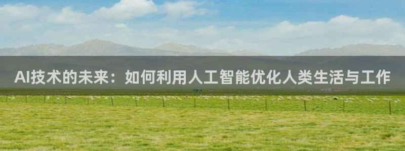 AI技术的未来：如何利用人工智能优化人类生活与工作